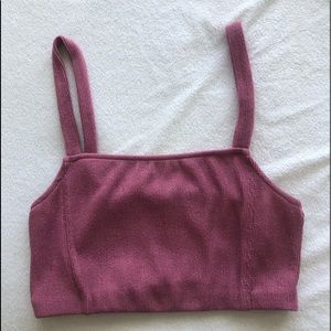 Zara cropped tank